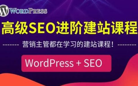 WordPress外貿建站+SEO優(yōu)化課程【57節(jié)課】